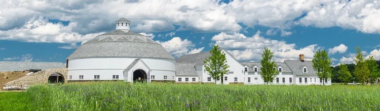 Churchtown Dairy &mdash; round barn and farmstead, Hudson Valley