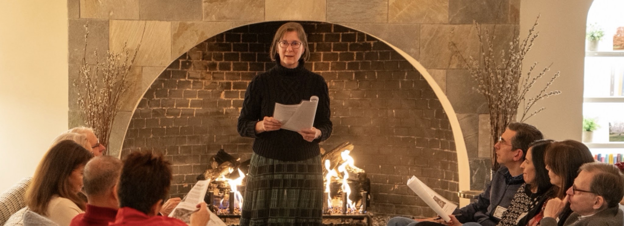 Sharon Ruwart teaching a cheese class